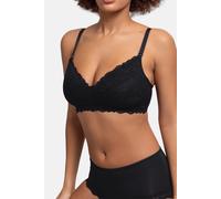 Still-BH DORINA "VALERIA NURSING BRA", Damen, Gr. 100, Cup E, schwarz, Spitze, Obermaterial: 89% Nylon, 11% Lyocell, BHs Still-BH, mit Bügel, Stillclips für Einhandbedienung, mit Spitze (48253032-100)