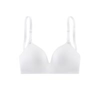 Still-BH LASCANA, Damen, Gr. 95, Cup E, weiß, Microtouch, Obermaterial: 68% Polyamid, 16% Elasthan, 16% Polyester, Basic, BHs Still-BH, ohne Bügel, mit leicht wattierter Schale (59045439-95) weiß