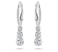 Stilla Attract Kreolen, Rundschliff, Weiß, Rhodiniert OS