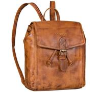 STILORD "Alice Leder Cityrucksack Damen Klein mit Kordelzug Rucksack Damen Echtleder Kleiner Damenrucksack Leder 2-in-1 Rucksackhandtasche Sling Bag für Alltag & Stadt Farbe:larino - braun
