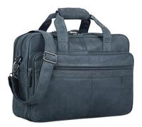STILORD Atlantis Leder Aktentasche groß Vintage Lehrertasche Arbeitstasche große Ledertasche Businesstasche zum Umhängen Trolley aufsteckbar Farbe:anthrazit