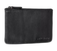 STILORD 'Barry' Vintage Ledermäppchen für Stifte Kosmetik Geld Brille Schlüssel Pass ideal als Stifteetui Federmappe Schminktasche Täschchen aus Leder, Farbe:schwarz