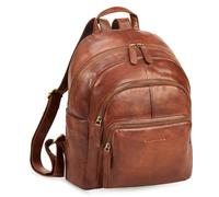 STILORD Bea Leder-Rucksack Damen Echtleder Elegant - Edler Tagesrucksack Frauen mittelgroß - Geräumiger Vintage Cityrucksack Frauen - Backpack Daypack aus echtem Leder Farbe:Brandy - Cognac