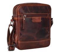 STILORD Brian Vintage Leder Tasche zum Umhängen Kleine Messenger Bag Schultertasche für 7.9 Zoll iPad mini Moderne Herrentasche aus Echtleder Farbe:Milano - braun