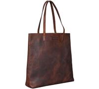 STILORD 'Carlotta' Leder Shopper Tasche Damen Cognac Braun Groß ideal als Handtasche oder Schultertasche für Office, Freizeit und Studenten Vintage Ledertasche Frauen Echtleder