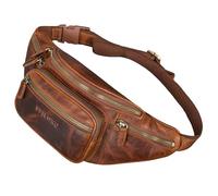 STILORD 'Caspar' Gürteltasche Leder Groß Vintage Bauchtasche für Herren Damen Kinder Hüfttasche Modern Belt Bag für Jogging Festival Urlaub Echtes Leder, Farbe:Sesto - Cognac