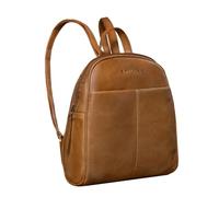 STILORD Charlotte Rucksack Damen Elegant Leder Kleiner City Rucksack Vintage Rucksackhandtasche klein Daypack Freizeit Shopping Echtleder Farbe:schwarz