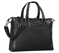 STILORD "Claire Businesstasche Damen Leder 15 Zoll Laptoptasche DIN A4 Aktentasche Umhängetasche und Handtasche Büro Farbe:schwarz