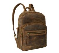 STILORD Damen-Rucksack aus Leder braun - Vintage Frauen-Rucksack - Kleine Tasche aus Echtleder - Handtasche Alba