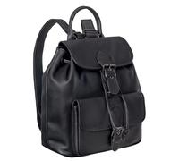STILORD Damen-Rucksack aus Leder schwarz - Cityrucksack 13 Zoll - Vintage Backpack Frauen-Rucksack für Arbeit, Reisen, Shopping & mehr Destiny