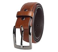 STILORD 'Dean' Anzuggürtel Herren Leder Klassischer Ledergürtel Businessgürtel aus Vollleder Herren-Gürtel Kürzbar in Vintage Geschenkbox Echtes Leder 34 mm, Farbe:cognac - braun, Größe:90