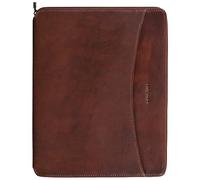 STILORD 'Dexter' Dokumententasche A4 Leder Arbeitsmappe Vintage Aktenmappe Dokumentenmappe DIN A4 Konferenzmappe Schreibmappe für 13.3 Zoll MacBooks, Farbe:porto - cognac