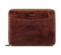 STILORD 'Dexter' Dokumententasche A4 Leder Arbeitsmappe Vintage Aktenmappe Dokumentenmappe DIN A4 Konferenzmappe Schreibmappe für 13.3 Zoll MacBooks, Farbe:florida - braun