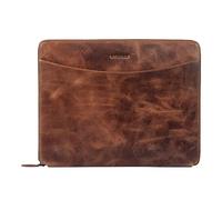 STILORD 'Dexter' Dokumententasche A4 Leder Arbeitsmappe Vintage Aktenmappe Dokumentenmappe DIN A4 Konferenzmappe Schreibmappe für 13.3 Zoll MacBooks, Farbe:napoli - braun
