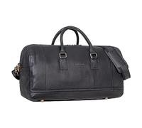 STILORD Edson Leder Weekender Herren Große Damen Ledertasche Vintage Reisetasche Groß Handgepäck Reisegepäck Sporttasche Travel Bag wasserdichte Duffle Bag Echtleder Farbe:schwarz