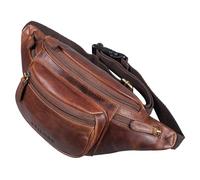 STILORD Eliah Vintage Gürteltasche aus Leder - Perfekt für Reisen, Festivals und Outdoor - Unisex Bauchtasche für Handy und Kamera Farbe:Cognac - Hellbraun