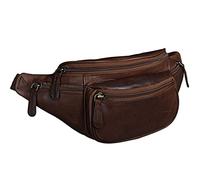 STILORD Eliah Vintage Gürteltasche aus Leder - Perfekt für Reisen, Festivals und Outdoor - Unisex Bauchtasche für Handy und Kamera Farbe:Cognac - Hellbraun