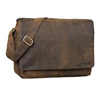 STILORD Elias Echtleder Umhängetasche 15.6 Zoll - der verbesserte Klassiker - Vintage Lifestyle 2.0 Farbe:Colorado - braun