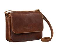 STILORD 'Elina' Stilvolle Umhängetasche Damen Leder Vintage Handtasche Klein Crossbody Bag für Frauen Ledertasche zum Ausgehen Damenhandtasche Echtleder, Farbe:cannes - braun