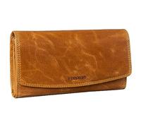 STILORD 'Felicia' Große Geldbörse Damen Leder RFID Schutz Vintage Frauen-Portemonnaie Viele Kartenfächer Frauengeldbörse Groß mit Reißverschluss in Geschenkbox Echtleder, Farbe:Perugia-braun