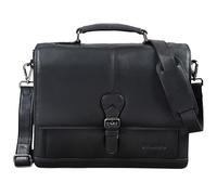 STILORD 'Francis' Aktentasche schmal Herren Leder DIN A4 Konferenzmappe Aktenmappe Businesstasche Dokumentenmappe Rindsleder, Farbe:schwarz