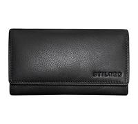 STILORD "Hannah Vintage Geldbörse für Damen aus Antik Leder groß Portemonnaie Reißverschluss Kleingeld EC-Karten Horizontal mit RFID NFC Schutz Farbe:Kara - Cognac