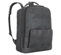 STILORD Harlow Leder Rucksack für Herren XL Businessrucksack Laptop Backpack 15 bis 17 Zoll Großer Arbeitsrucksack mit vielen Fächern und Trolley-Aufstecksystem Vintage Echtleder Farbe:anthrazit