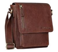 STILORD Herren-Umhängetasche braun - Kleine Vintage Schultertasche - 8,4 Zoll Messenger-Bag - Tablettasche aus echtem Büffel-Leder 'Finn'