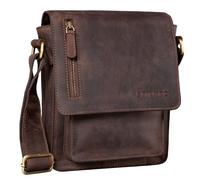 STILORD Herren-Umhängetasche braun - Kleine Vintage Schultertasche - 8,4 Zoll Messenger-Bag - Tablettasche aus echtem Büffel-Leder 'Finn'