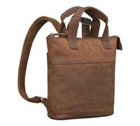 STILORD 'Josie' Rucksacktasche Leder Damen Kleiner Daypack City Leder Rucksack Handtasche Vintage Rucksack Tasche für iPad Echtleder, Farbe:tarragona - braun