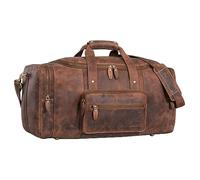 STILORD Journey Reisetasche groß Leder Weekender Bag Handgepäck Tasche Sporttasche Herren Travel Bag Reisetasche Damen Vintage Echtleder Unisex Farbe:aneto - braun