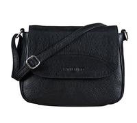 STILORD 'Juliet' Umhängetasche Damen Leder klein Vintage Handtasche Schultertasche Freizeittasche Crossbag Shopper Tasche elegant zum Umhängen, Farbe:schwarz