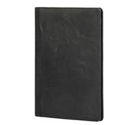 STILORD 'Kaden' Schmale Dokumentenmappe A4 Leder-Mappe Groß Konferenzmappe Vintage Echtleder Aktenmappe für Meeting Büro Business mit 2 Kartenfächern und 4 Stiftehaltern, Farbe:anthrazit