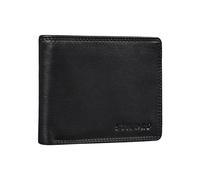 STILORD Kirk Ledergeldbörse Männer RFID Portemonnaie Herren Brieftasche mit vielen Kartenfächern und Ausweisfach Slim Wallet Vintage Leder Farbe:schwarz