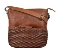 STILORD 'Liz' Damentasche geflochtenes Leder Handtasche Frauen Umhängetasche Groß Shopper Hobo Bag Elegante Schultertasche Tote Bag Vintage Flechttasche, Farbe:toretto - dunkelbraun