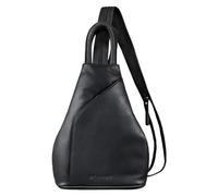 STILORD Lyanna Sling Bag Damen Leder Crossbody Rucksack 2-in-1 Handtasche Frauen Rucksackhandtasche Lederrucksack für City Ausgehen Shopping Tagesrucksack Echtleder Farbe:schwarz