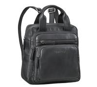 STILORD 'Maple' Kleiner Rucksack Damen Leder Tagesrucksack Mini Rucksack-Tasche Vintage Damen-Rucksack Klein Cityrucksack Lederrucksack Damen Echtleder Backpack Daypack, Farbe:schwarz