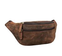 STILORD Marian Gürteltasche Leder Vintage für Herren Damen Bauchtasche Hüfttasche für Handy Kosmetik Kamera Reisen Party Konzerte Festival Echtleder Farbe:Colorado - braun