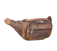 STILORD 'Maverick' Leder Bauchtasche Gürteltasche Umhängetasche Hüfttasche Kameratasche Handy Reise Festival Trekking Damen Herren weiches Leder, Farbe:Colorado - braun