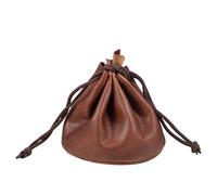 STILORD Mikkel Lederbeutel groß Vintage Münzbeutel XL Münzbörse Portemonnaie Ledergeldbeutel Geldbörse Kleingeldbörse Schlüssel Etui echtes Leder Farbe:Cognac - braun