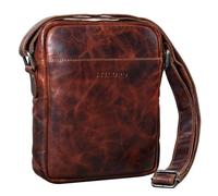 STILORD Nils Vintage Ledertasche Umhängetasche Klein für Herren Damen Tablettasche 9.7 Zoll DIN A5 Schultertasche Cross Body Bag aus Echtem Leder Farbe:Milano - braun
