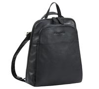 STILORD Ophelia 2-in-1 Rucksack-Tasche Echtleder - Crossbody Bag Handtasche Leder Rucksack Klein - Cityrucksack Daypack Umhängetasche Damen Tagesrucksack 10,9 Zoll Farbe:schwarz