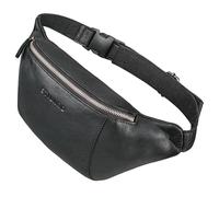STILORD 'Pino' Elegante Bauchtasche Leder Klein als Handy Gürteltasche Vintage Hüfttasche Damen oder Brusttasche Herren Leder Kleiner Brustbeutel Echtleder, Farbe:schwarz