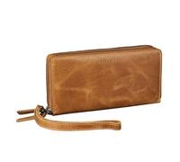 STILORD 'Poppy' 3-in-1 XL Leder Geldbörse Damen Groß mit Handyfach 12 Kartenfächer Doppelter Reißverschluss RFID-Schutz Clutch Echtleder Portemonnaie mit vielen Fächern, Farbe:Perugia-braun