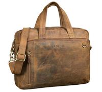 STILORD Ramon Premium Leder Aktentasche Herren Braun Laptoptasche 15 Zoll Ledertasche DIN A4 Dokumententasche Groß Business Umhängetasche Echtleder Arbeitstasche für Männer