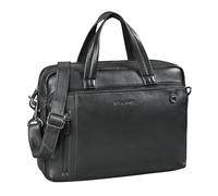 STILORD Ramon Premium Leder Aktentasche Herren Schwarz Laptoptasche 15 Zoll Ledertasche DIN A4 Dokumententasche Groß Business Umhängetasche Echtleder Arbeitstasche für Männer