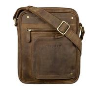 STILORD 'Randall' Vintage Ledertasche Umhängetasche Messenger Bag DIN A5 Tablettasche 9,7 Zoll für iPad Herrentasche Cross Body Bag Echtes Leder, Farbe:mittel - braun