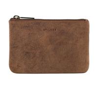 STILORD 'Samy' Kartentasche Leder Kartenetui Vintage Ledermäppchen ideal als Geldbörse Kreditkartenetui Schlüsseletui Organizer Reise Etui für Herren Damen Echtleder, Farbe:Torino - braun