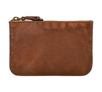 STILORD 'Samy' Kartentasche Leder Kartenetui Vintage Ledermäppchen ideal als Geldbörse Kreditkartenetui Schlüsseletui Organizer Reise Etui für Herren Damen Echtleder, Farbe:toskana - Washed Cognac