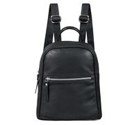 STILORD Scarlett Vintage Rucksack Damen Klein Leder Rucksackhandtasche Lederrucksack für iPad & 10.1 Zoll Tablet Handtasche City Ausgehen Shopping Daypack Farbe:schwarz